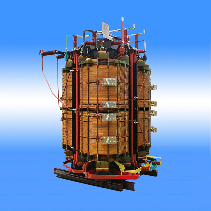 Open type three-dimensional winding iron core traction rectifier dry-t..